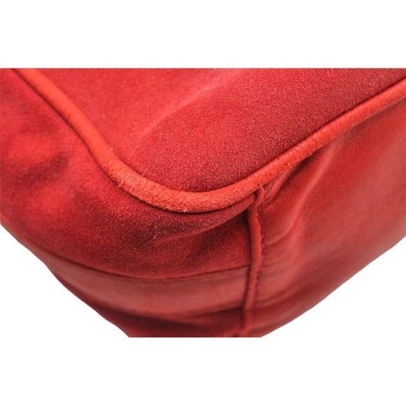 Gucci 1955 Horse-bit red leather & suede cross body - Picture 15 of 16